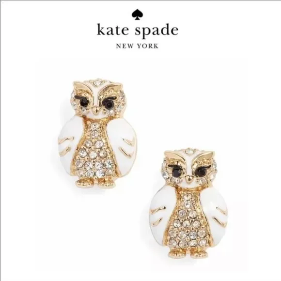 Kate Spade Starbright Owl Earrings - Picture 3 of 5